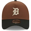 cepice-zaoblena-hneda-snapback-9forty-a-frame-harvest-detroit-tigers-mlb-new-era