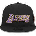 svart-snapback-flat-keps-9fifty-post-up-pin-los-angeles-lakers-nba-fran-new-era