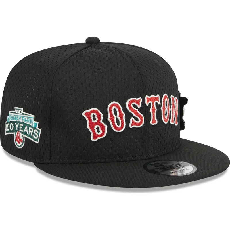 cepice-rovna-cerna-snapback-9fifty-post-up-pin-boston-red-sox-mlb-new-era