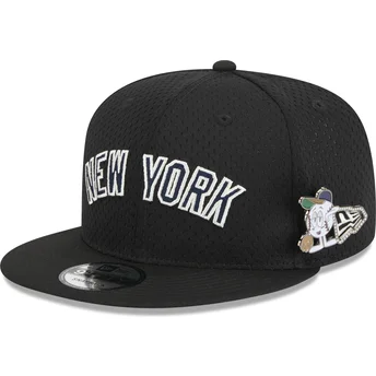 Čepice rovná černá snapback 9FIFTY Post-Up Pin New York Yankees MLB New Era
