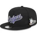 schwarze-flache-snapback-kappe-9fifty-post-up-pin-der-los-angeles-dodgers-mlb-von-new-era