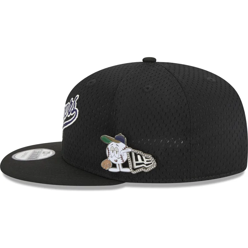 cepice-rovna-cerna-snapback-9fifty-post-up-pin-los-angeles-dodgers-mlb-new-era