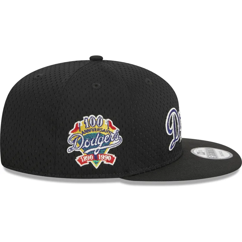 cepice-rovna-cerna-snapback-9fifty-post-up-pin-los-angeles-dodgers-mlb-new-era