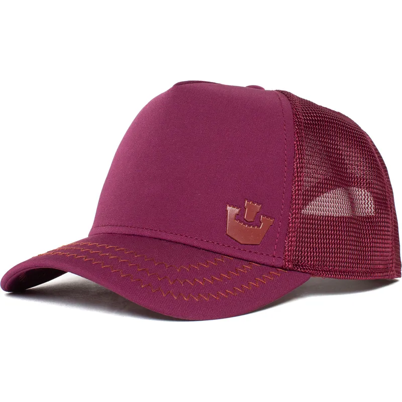 cepice-zaoblena-cervena-snapback-gateway-the-farm-goorin-bros