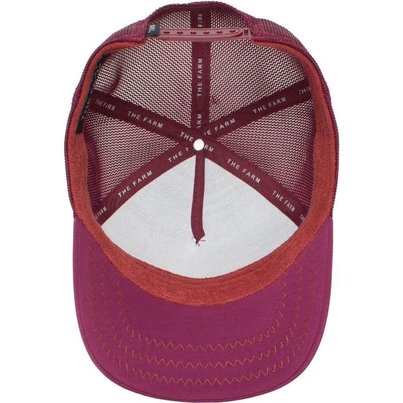 cepice-zaoblena-cervena-snapback-gateway-the-farm-goorin-bros