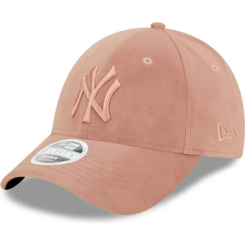 cepice-zaoblena-ruzova-nastavitelny-9forty-velour-new-york-yankees-mlb-new-era