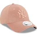 cepice-zaoblena-ruzova-nastavitelny-9forty-velour-new-york-yankees-mlb-new-era