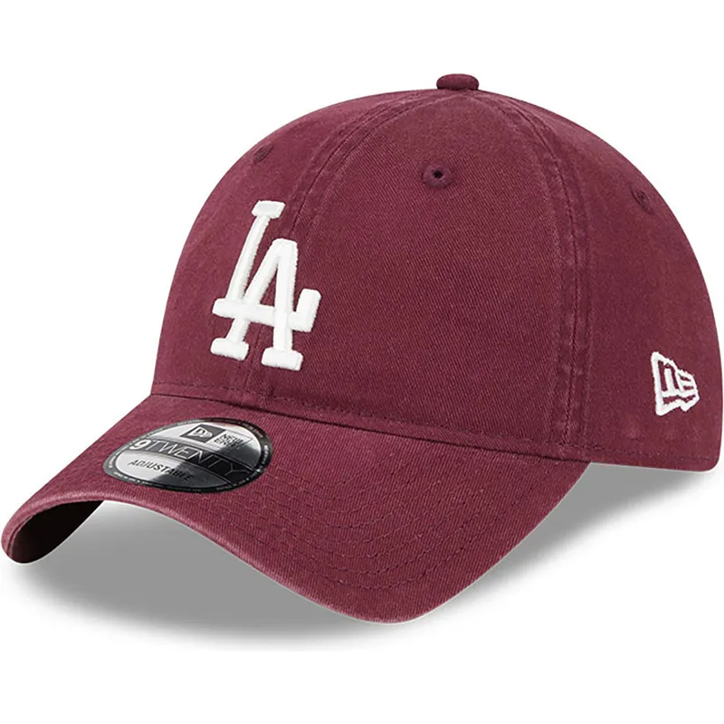 cepice-zaoblena-cervena-nastavitelny-9twenty-league-essential-los-angeles-dodgers-mlb-new-era