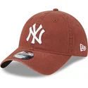 cepice-zaoblena-hneda-nastavitelny-9twenty-league-essential-new-york-yankees-mlb-new-era