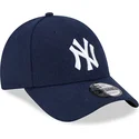 cepice-zaoblena-namornicka-modra-nastavitelny-9forty-essential-melton-wool-new-york-yankees-mlb-new-era