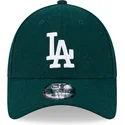 cepice-zaoblena-zelena-nastavitelny-9forty-essential-melton-wool-los-angeles-dodgers-mlb-new-era