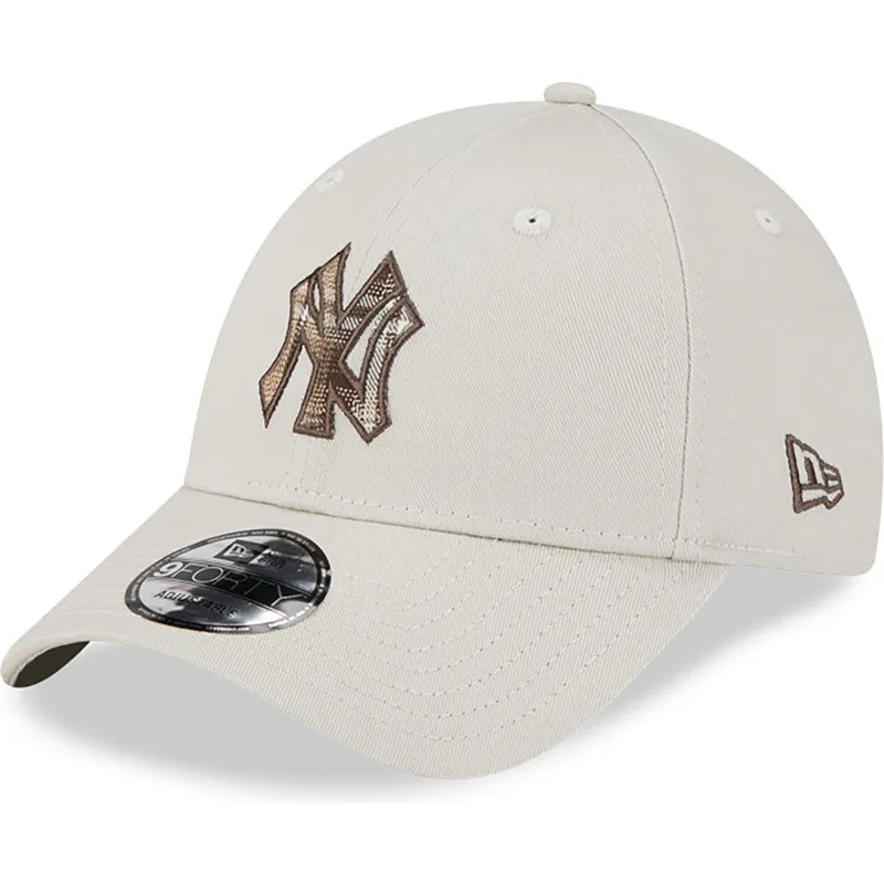 cepice-zaoblena-bezova-nastavitelny-9forty-check-infill-new-york-yankees-mlb-new-era