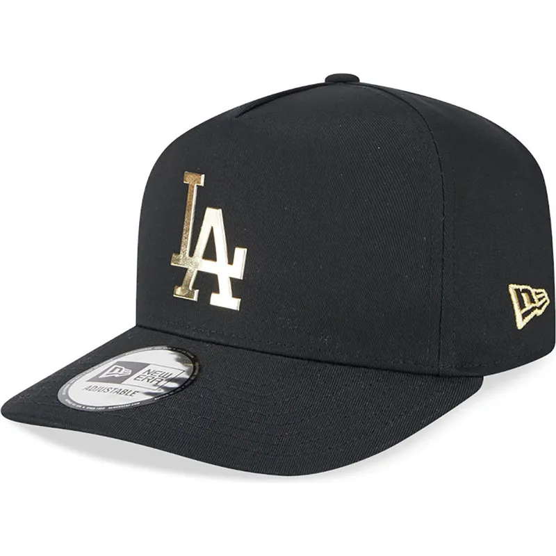 cepice-zaoblena-cerna-snapback-a-frame-foil-pack-los-angeles-dodgers-mlb-new-era