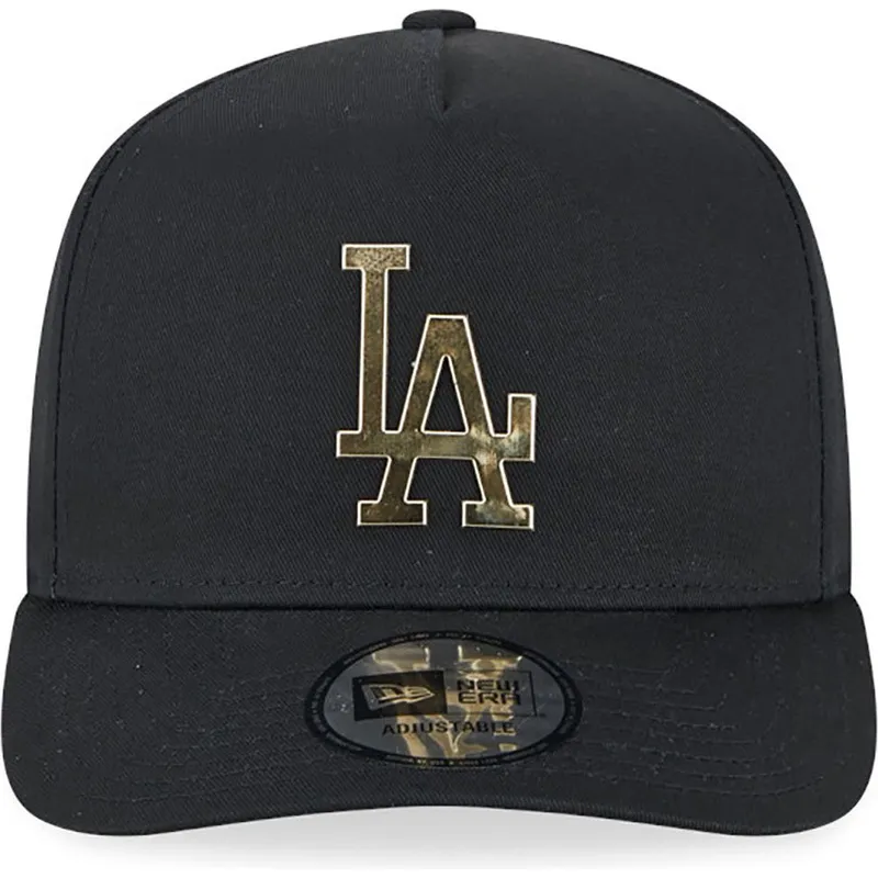 cepice-zaoblena-cerna-snapback-a-frame-foil-pack-los-angeles-dodgers-mlb-new-era