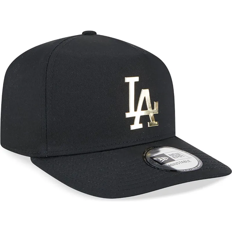 cepice-zaoblena-cerna-snapback-a-frame-foil-pack-los-angeles-dodgers-mlb-new-era