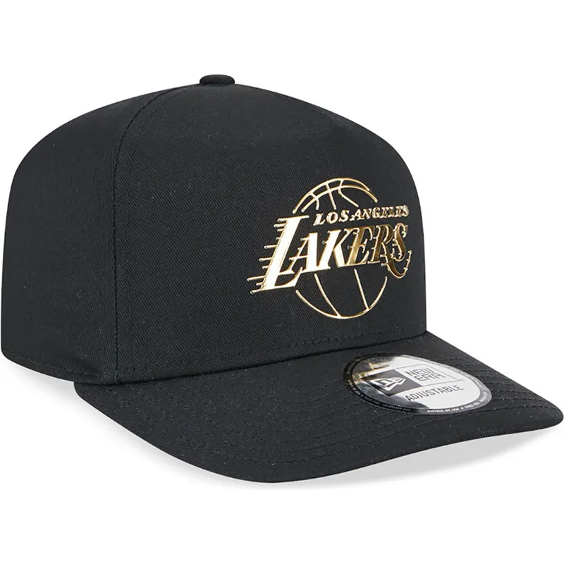 cepice-zaoblena-cerna-snapback-a-frame-foil-pack-los-angeles-lakers-nba-new-era