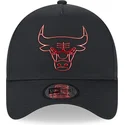 cepice-zaoblena-cerna-snapback-a-frame-foil-pack-chicago-bulls-nba-new-era