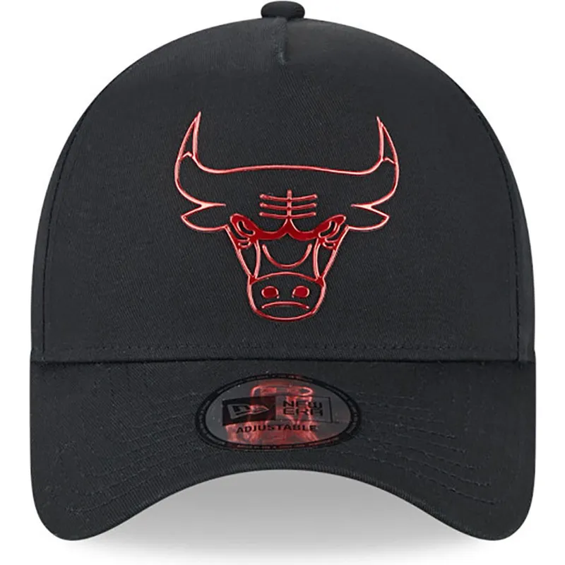 cepice-zaoblena-cerna-snapback-a-frame-foil-pack-chicago-bulls-nba-new-era