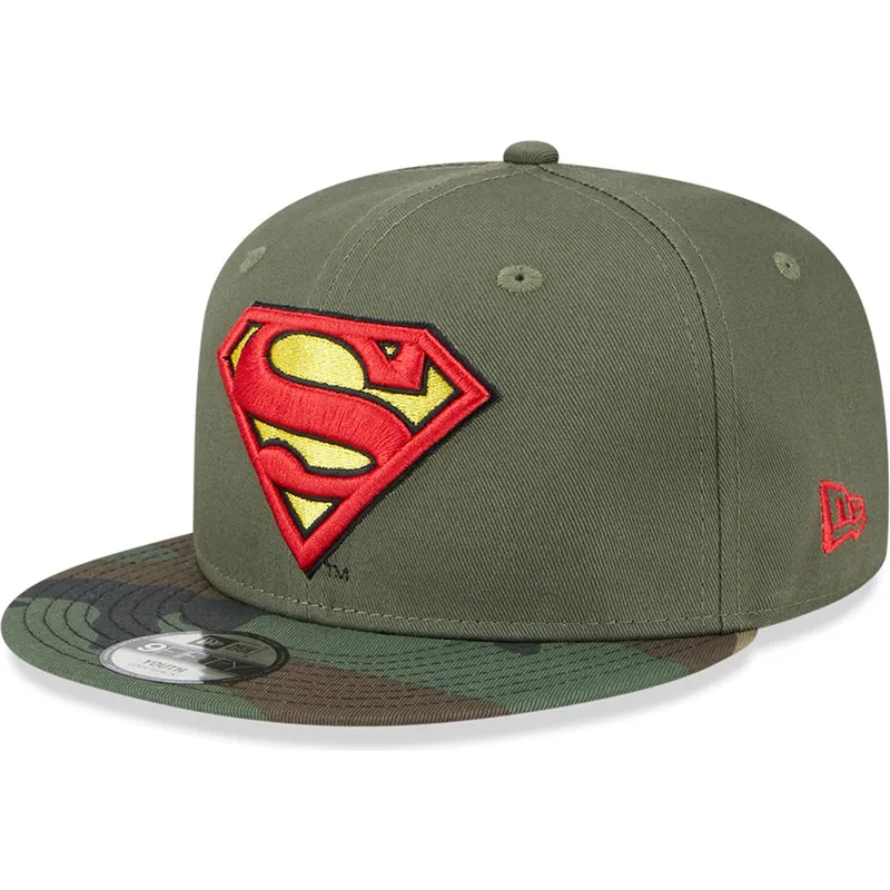 cepice-rovna-zelena-snapback-pro-deti-9fifty-superman-dc-comics-new-era