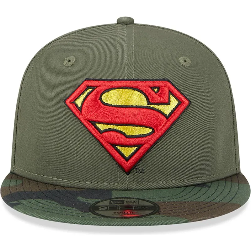 cepice-rovna-zelena-snapback-pro-deti-9fifty-superman-dc-comics-new-era