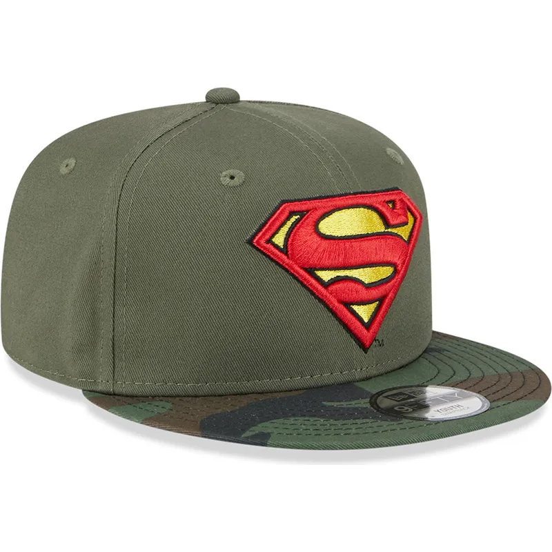 cepice-rovna-zelena-snapback-pro-deti-9fifty-superman-dc-comics-new-era