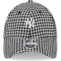cepice-zaoblena-cerna-nastavitelny-9forty-houndstooth-new-york-yankees-mlb-new-era