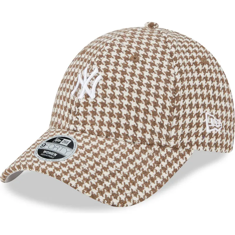 cepice-zaoblena-hneda-nastavitelny-9forty-houndstooth-new-york-yankees-mlb-new-era cepice-zaoblena-hneda-nastavitelny-9forty-houndstooth-new-york-yankees-mlb-new-era