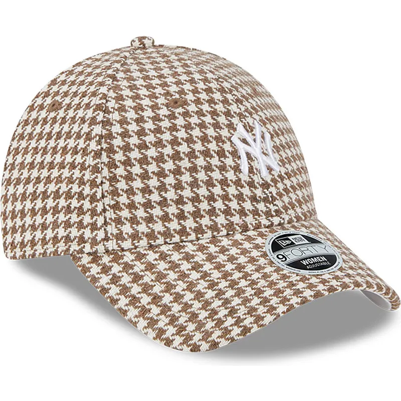 cepice-zaoblena-hneda-nastavitelny-9forty-houndstooth-new-york-yankees-mlb-new-era cepice-zaoblena-hneda-nastavitelny-9forty-houndstooth-new-york-yankees-mlb-new-era