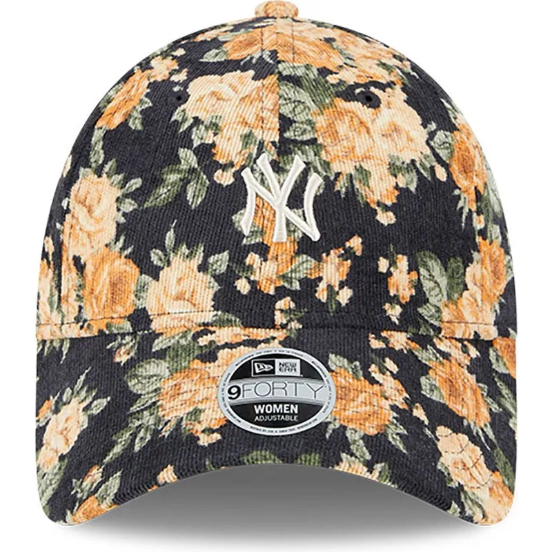 cepice-zaoblena-namornicka-modra-nastavitelny-9forty-floral-cord-new-york-yankees-mlb-new-era