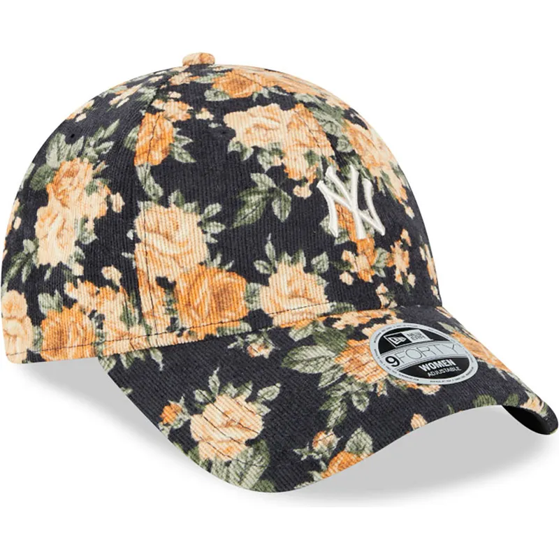 cepice-zaoblena-namornicka-modra-nastavitelny-9forty-floral-cord-new-york-yankees-mlb-new-era