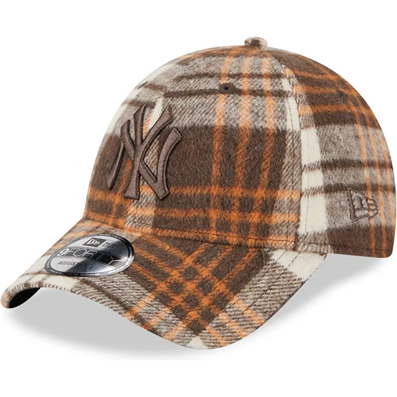 cepice-zaoblena-hneda-nastavitelny-9forty-check-new-york-yankees-mlb-new-era cepice-zaoblena-hneda-nastavitelny-9forty-check-new-york-yankees-mlb-new-era