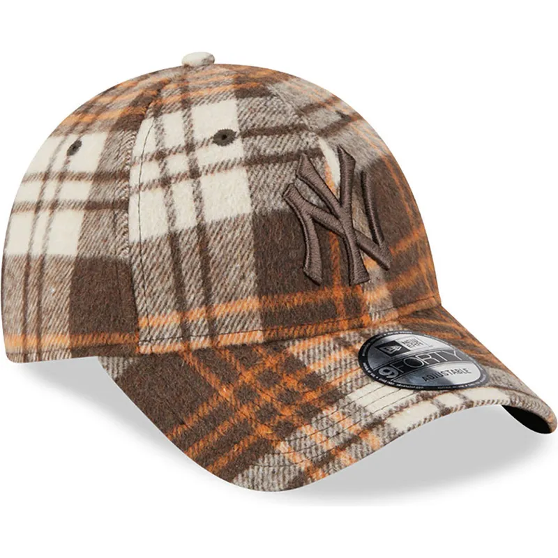 cepice-zaoblena-hneda-nastavitelny-9forty-check-new-york-yankees-mlb-new-era cepice-zaoblena-hneda-nastavitelny-9forty-check-new-york-yankees-mlb-new-era