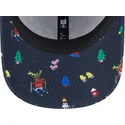 cepice-zaoblena-namornicka-modra-nastavitelny-pro-deti-9forty-festive-new-york-yankees-mlb-new-era