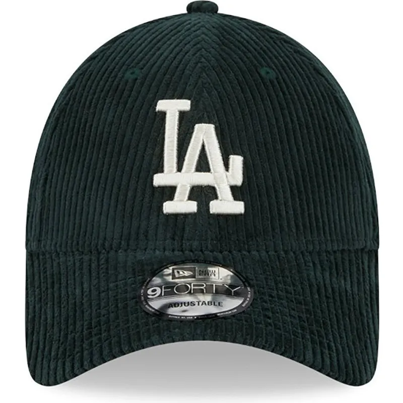 cepice-zaoblena-zelena-nastavitelny-9forty-wide-cord-los-angeles-dodgers-mlb-new-era