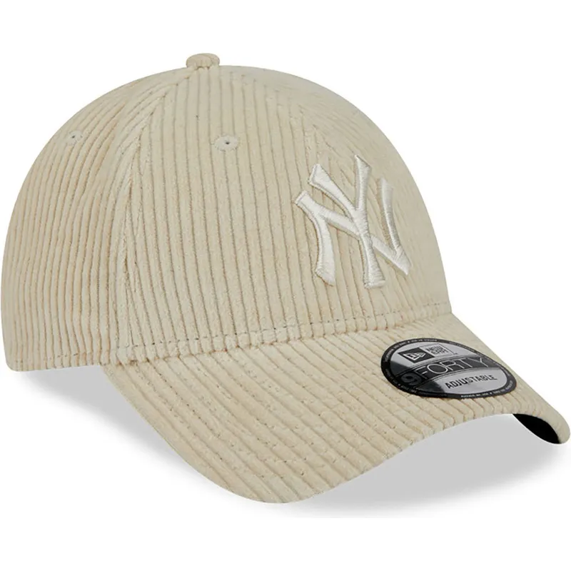 cap-zaoblena-beige-adjustable-strap-9forty-wide-cord-new-york-yankees-mlb-new-era