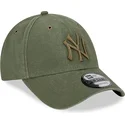 cepice-zaoblena-zelena-nastavitelny-9forty-washed-canvas-new-york-yankees-mlb-new-era
