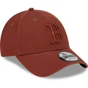 cepice-zaoblena-hneda-nastavitelny-9forty-washed-canvas-boston-red-sox-mlb-new-era