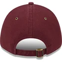 gorra-curva-granate-verstellbar-mit-granatfarbenem-logo-9forty-washed-canvas-der-los-angeles-dodgers-mlb-von-new-era
