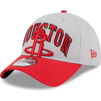 Cap zaoblená gray adjustable strap 9TWENTY Tip Off 2023 Houston Rockets NBA New Era