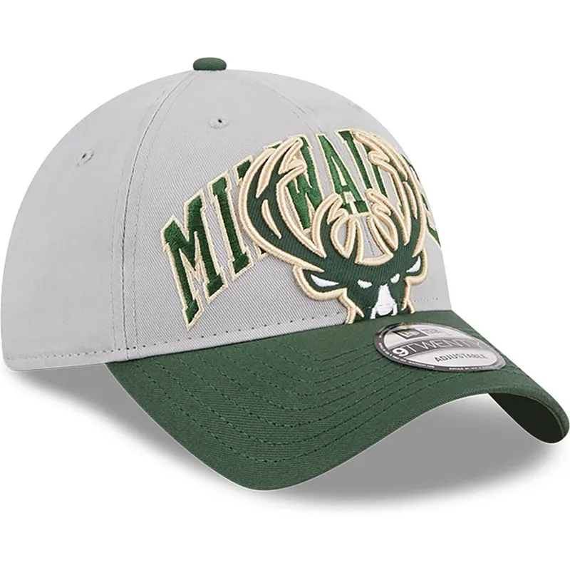 cepice-zaoblena-seda-nastavitelny-pasek-9twenty-tip-off-2023-milwaukee-bucks-nba-new-era
