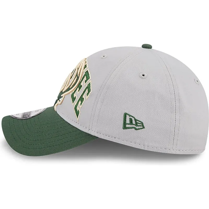 cepice-zaoblena-seda-nastavitelny-pasek-9twenty-tip-off-2023-milwaukee-bucks-nba-new-era