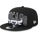 schwarze-flache-snapback-kappe-9fifty-tip-off-2023-der-chicago-bulls-nba-von-new-era