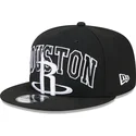 cepice-rovna-cerna-snapback-9fifty-tip-off-2023-houston-rockets-nba-new-era