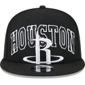 svart-platt-snapback-keps-9fifty-tip-off-2023-houston-rockets-nba-fran-new-era