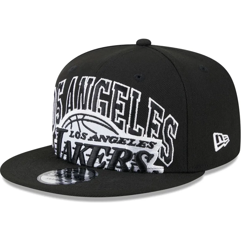 cepice-rovna-cerna-snapback-9fifty-tip-off-2023-los-angeles-lakers-nba-new-era