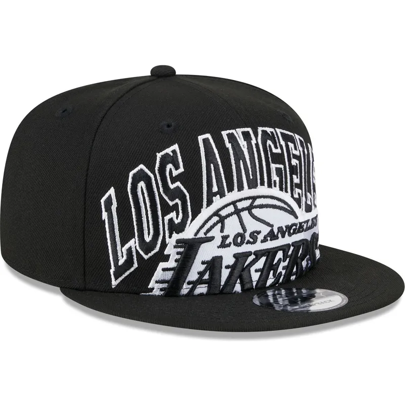 cepice-rovna-cerna-snapback-9fifty-tip-off-2023-los-angeles-lakers-nba-new-era