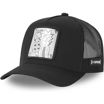 Čepice zaoblená žádné zvíře černá snapback Rick LOO3 Rick a Morty Rick and Morty Capslab