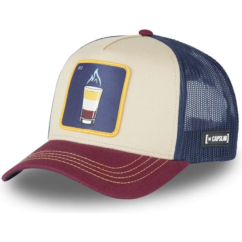cepice-zaoblena-bezova-snapback-b52-koktejly-capslab cepice-zaoblena-bezova-snapback-b52-koktejly-capslab