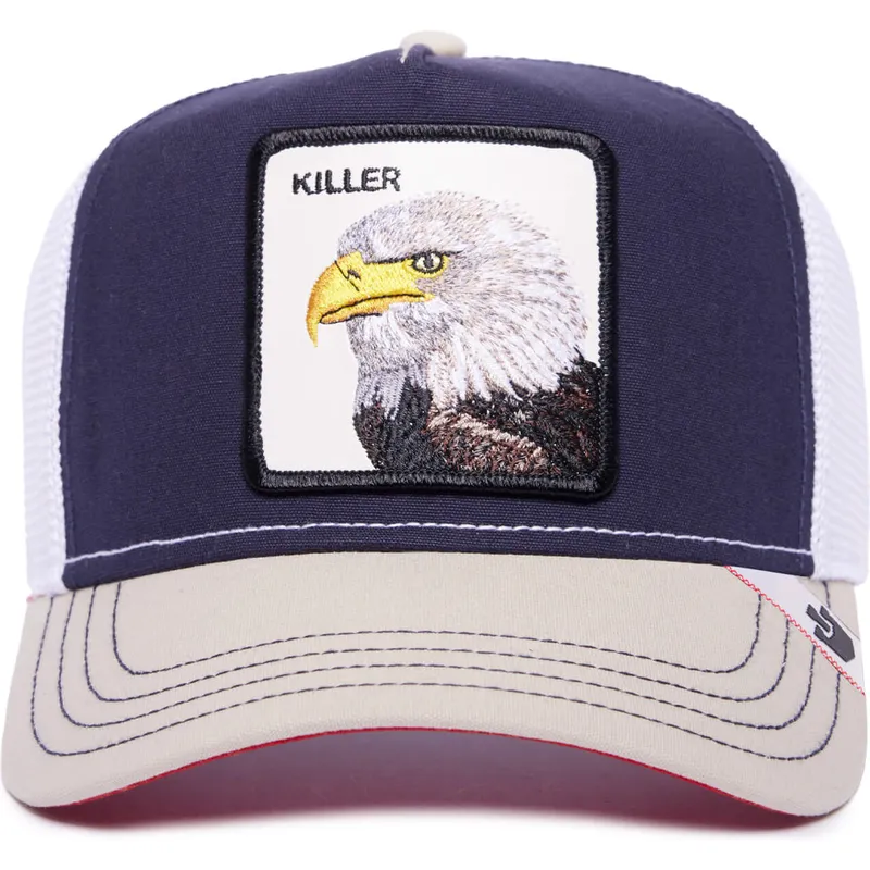 goorin-bros-the-farm-mvp-killer-mv-predator-marineblau-weisse-trucker-kappe-mit-adler