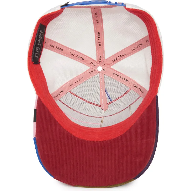 cepice-zaoblena-vicebarevna-snapback-cheery-right-side-of-the-bed-the-farm-patchwork-the-farm-goorin-bros
